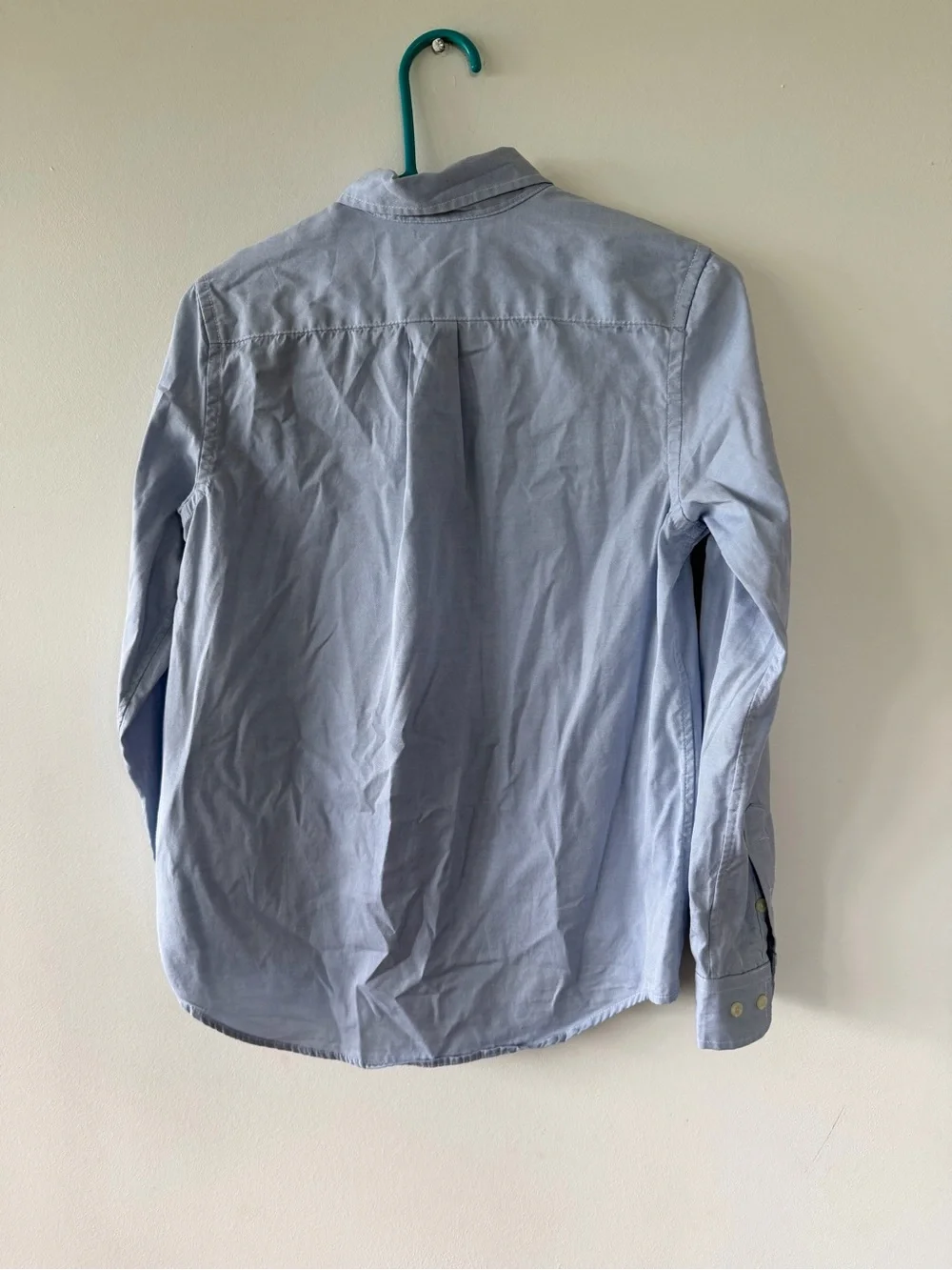 Ralph Lauren Light Blue Button-Down Oxford Shirt with Navy Pony